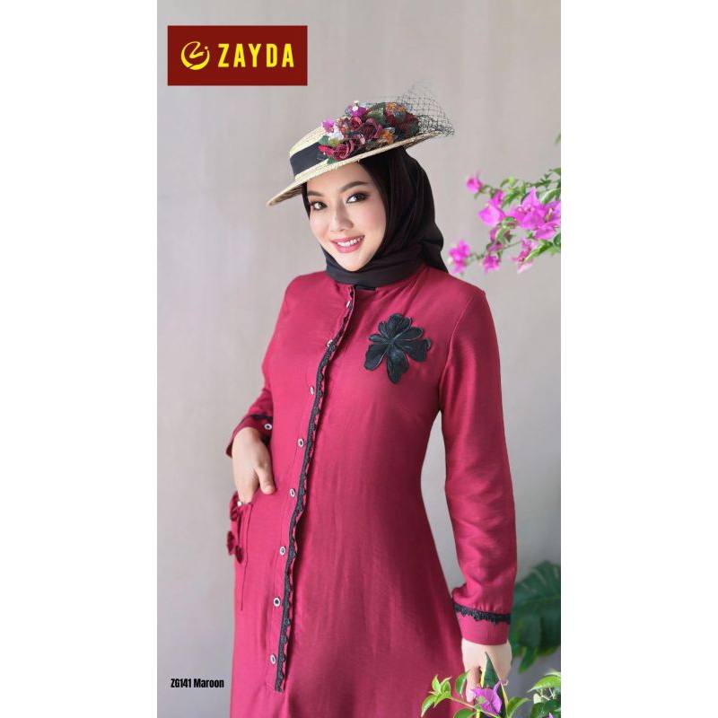 gamis single wanita by zayda