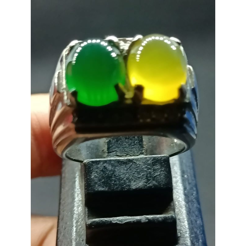 Cincin Batu Hijau Garut Dan Garut Kuning