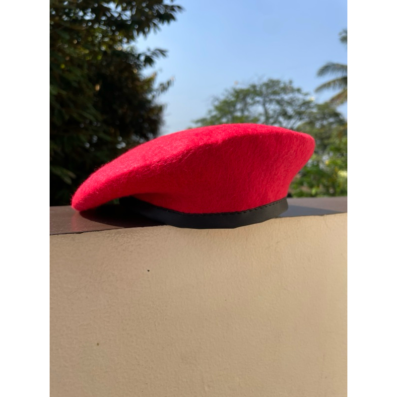 baret tk merah baret ukuran tk baret anak merah