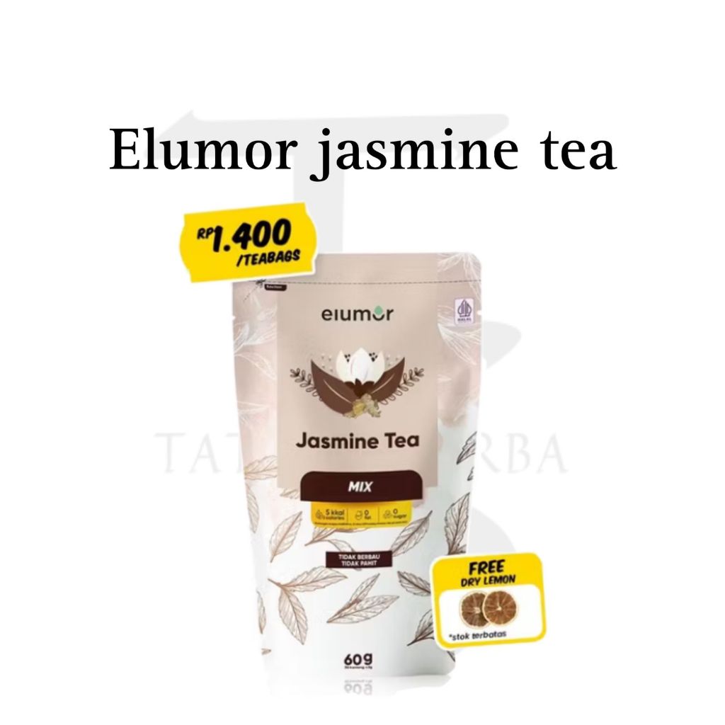 

New Product Elumor Jasmine Tea - Melancarkan BAB/Detox Tea/Daun Jati Belanda Booster Diet