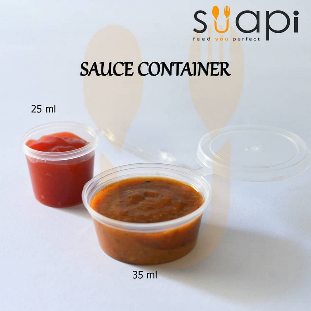 Sauce Container Suapi 35ml - 25 ml / Cup Sambal Suapi 35ml - 25 ml / Tempat Saos Suapi 35ml - 25 ml 