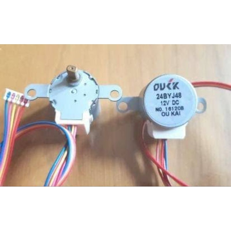 MOTOR SWING AC LG 24BYJ48 DC 12 VOLT / SWING AC LG SOKET KECIL