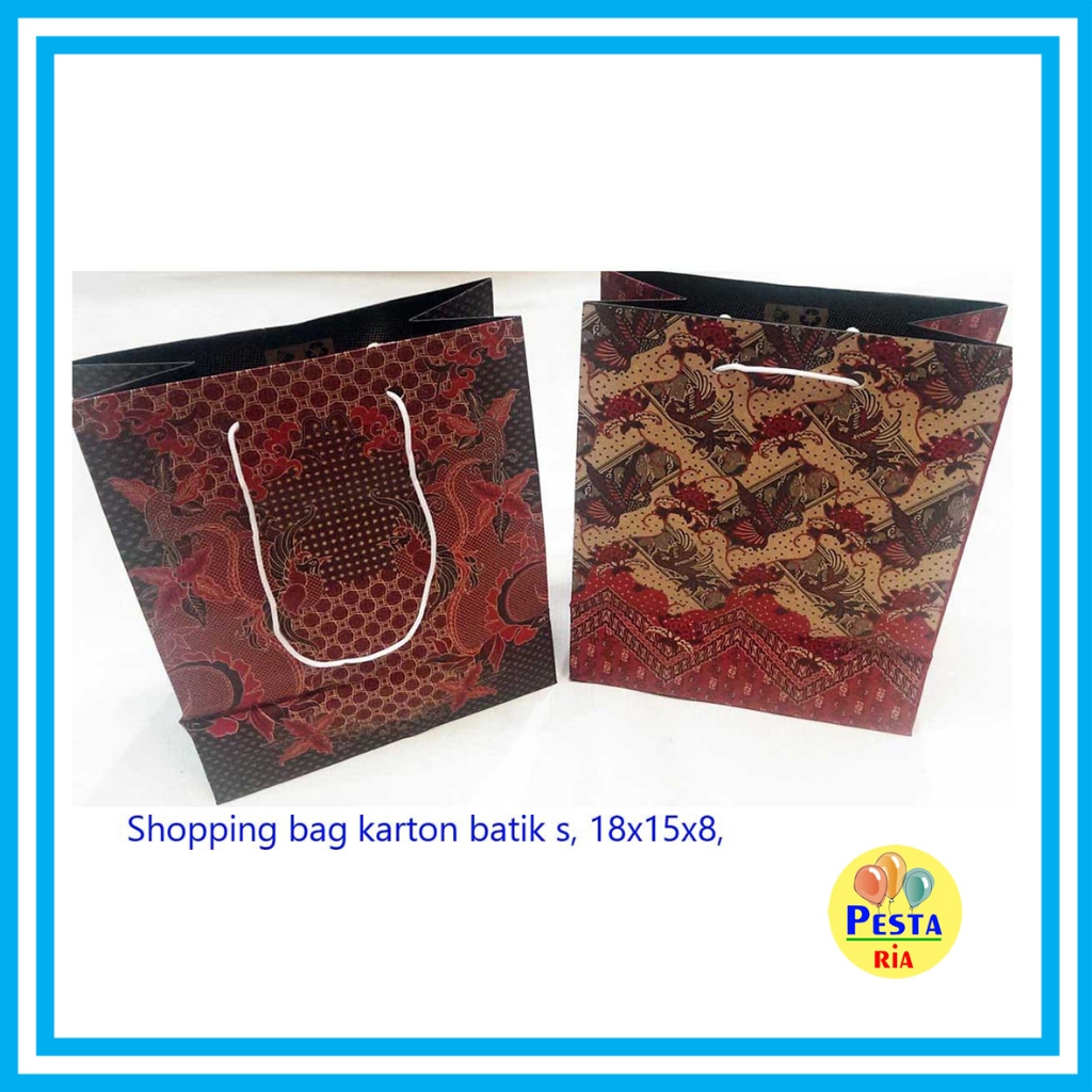 

Murah!! (12Pcs) Paperbag Batik, tas souvenir