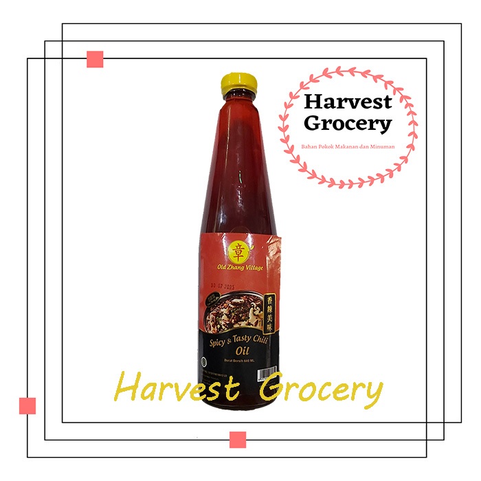

Old Zhang Village Spicy & Tasty Chili Oil 640 ML