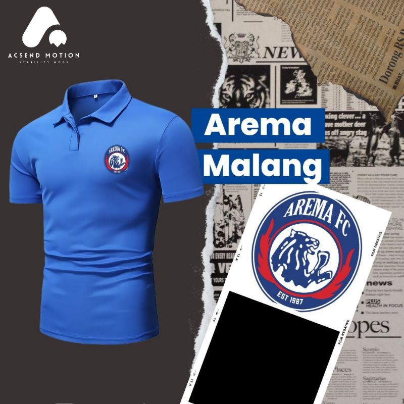 Kaos Polo Arema /MURAH /NYAMAN /ADEM