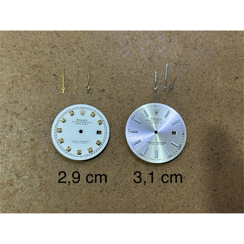dial/ plat jam tangan rolex(dpt jarum)