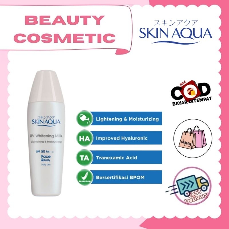 Skin Aqua UV Whitening Milk SPF50 PA++++ 40g