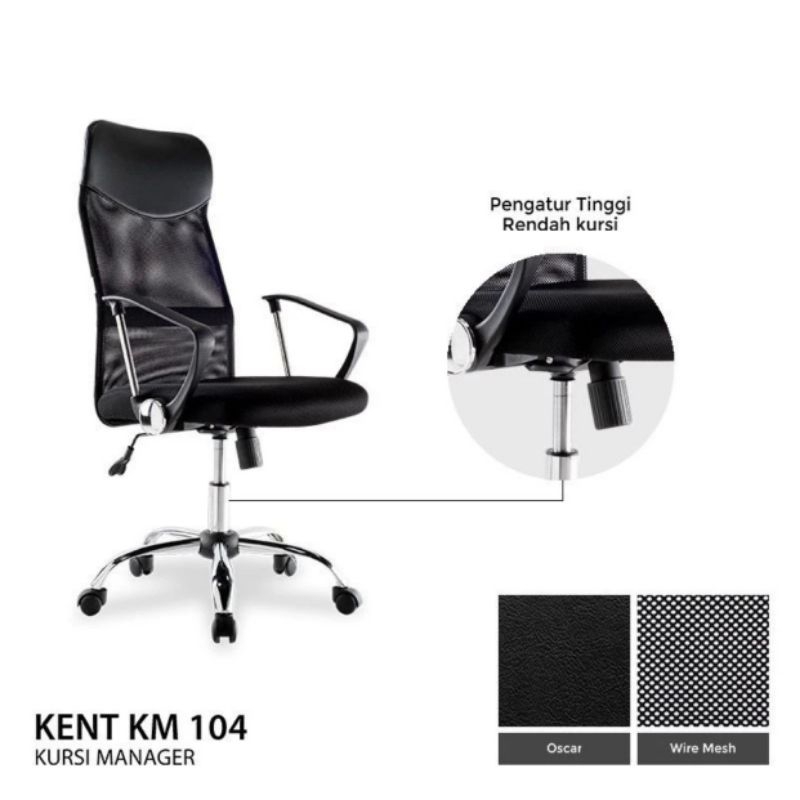 KURSI MANAGER Kursi Kantor Kursi Kerja ACTIV KENT KM 104