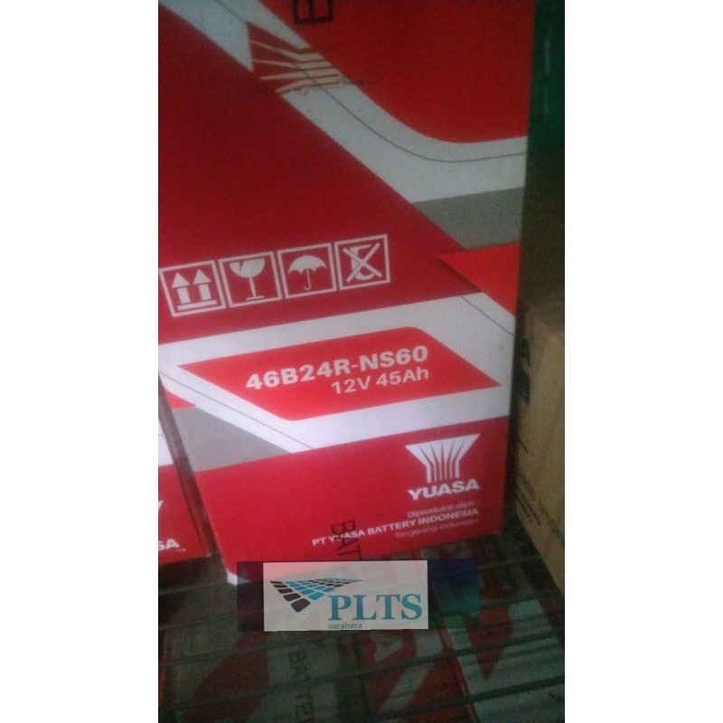 Aki Yuasa Pafecta ns60 basah 12v 45ah