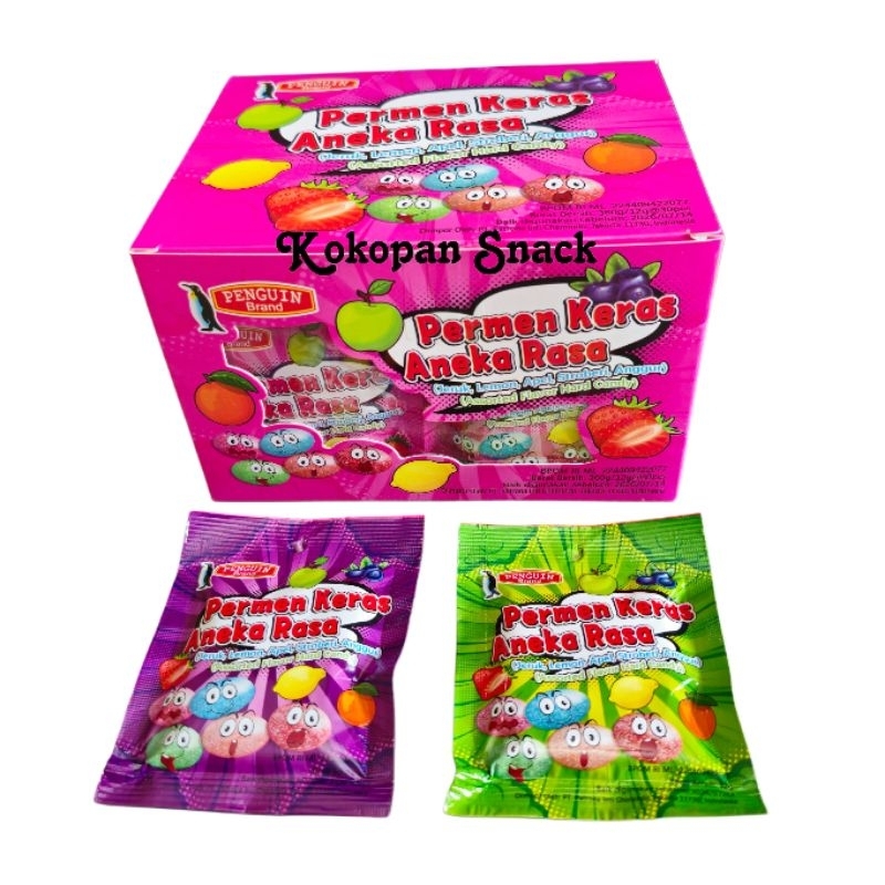 

PENGUIN SOUR PERMEN KERAS BOX ISI 30