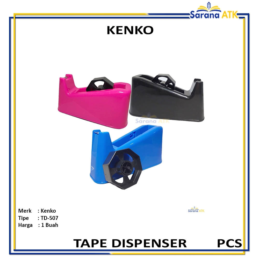 

KENKO - Tape Dispenser TD-507 Pemotong Lakban Isolasi - Pcs