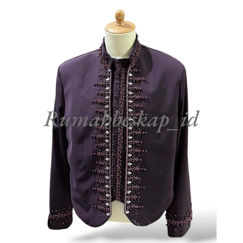 Beskap pengantin jawa solo bahan bridal/baju pengantin adat jawa