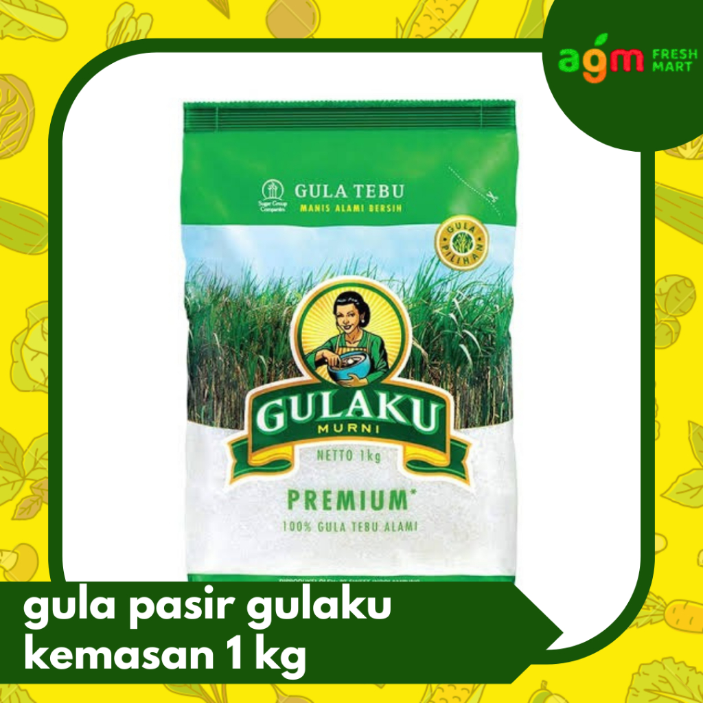 

gula pasir gulaku kemasan 1 kg termurah