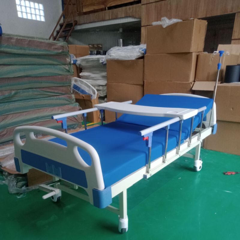 Bed Pasien 1 Crank ABS - Ranjang Bed Pasien 1 Engkol - Tempat Tidur Pasien 1 Crank ABS
