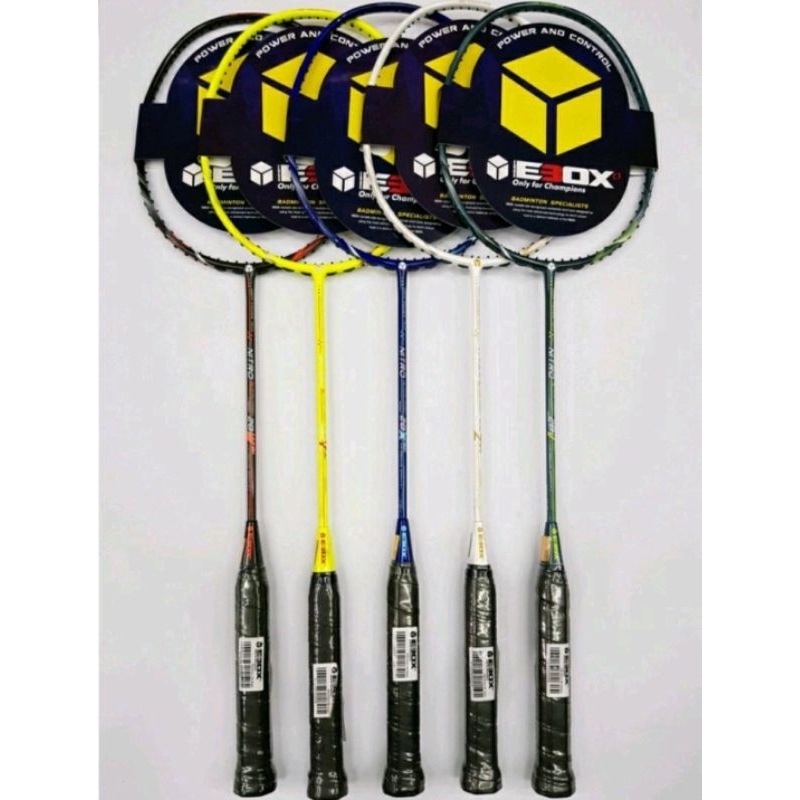 Raket Bulutangkis Badminton Ebox Nitro 28 V W X Y Z Vision Wish Xeon Yuzu Zero Original Bonus Tas 2 