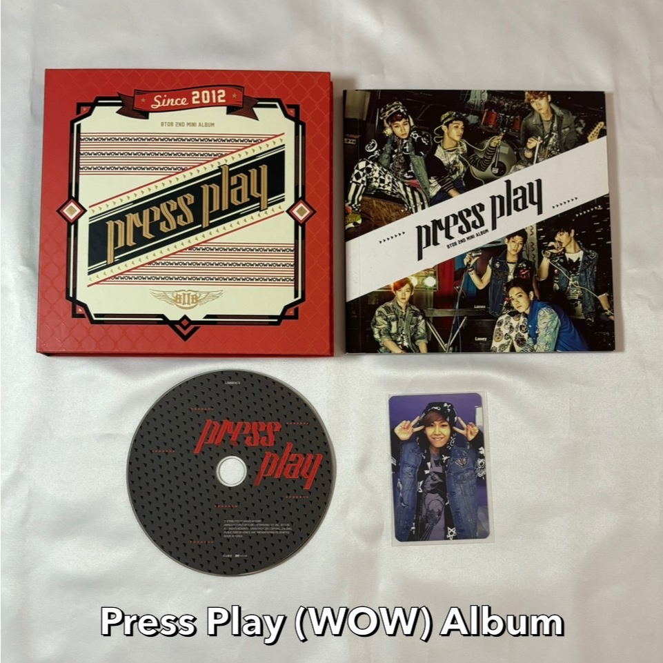 BTOB Press Play (WOW) Album Fullset