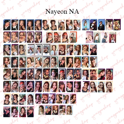 [READY / SET] IM NAYEON NA ABCD TWICE TWIC PHOTOCARD FAN MADE UNOFFICIAL YANGPASHOP POP