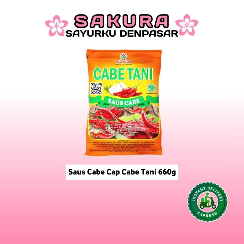 

Saus Cabe Cap Cabe Tani 660g - SAKURA