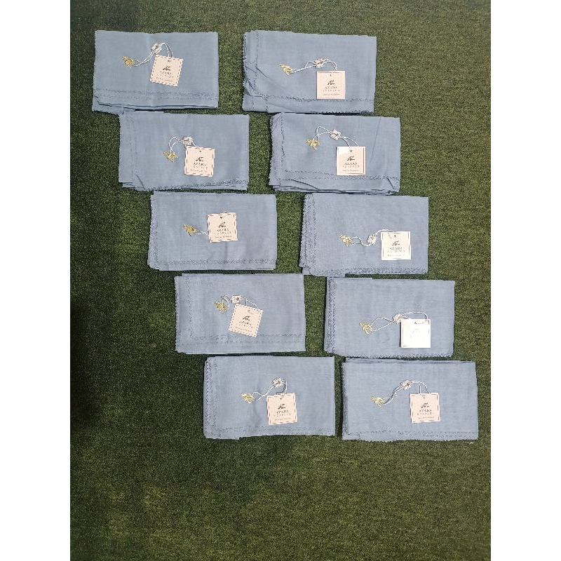 Hijab Segi Empat, Polos, Kerudung Segi Empat Azara, Azara, Hijab Seragaman, Hijab Paket 10, Kerudung