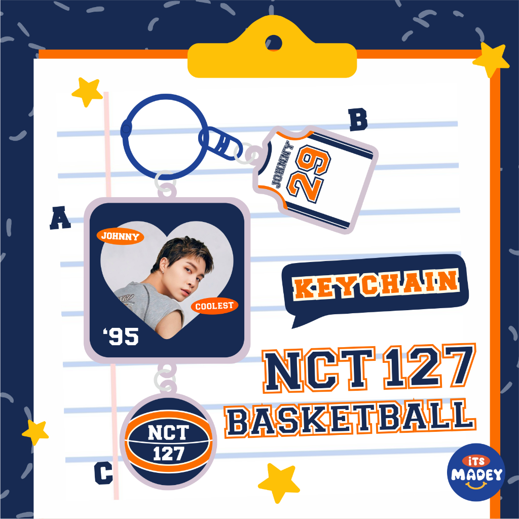 NCT127 BASKETBALL | NCT127 KEYCHAIN - GANTUNGAN KUNCI NCT 127
