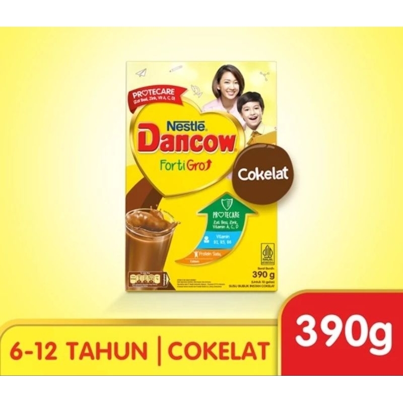 

Nestle DANCOW Fortigo Susu Bubuk Susu Anak Coklat 390gram