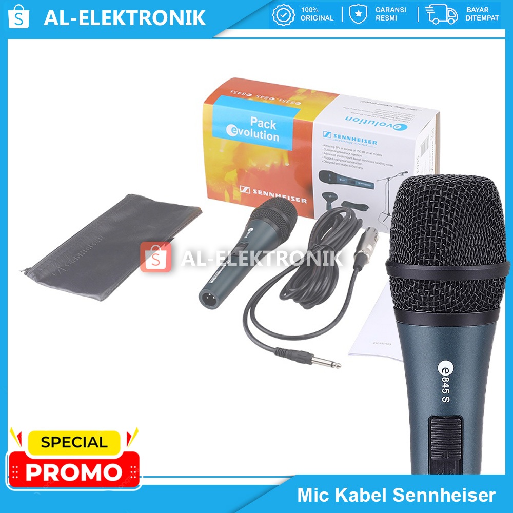 Sennheiser/original wired microphonen e845S/ e 845 s/ mic kabel,microphone kabel,mic pengajian ,kabe