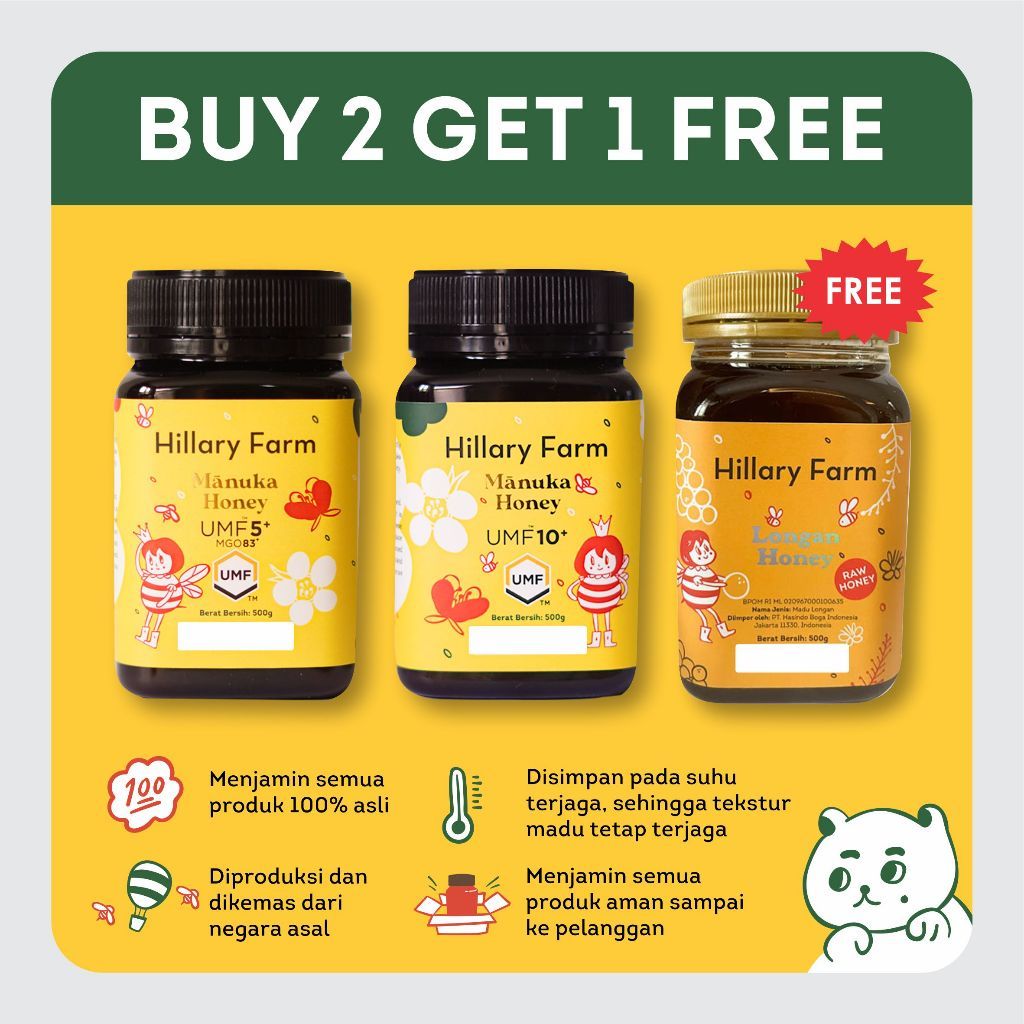 

Manuka UMF 5+, Manuka 10+ FREE MADU