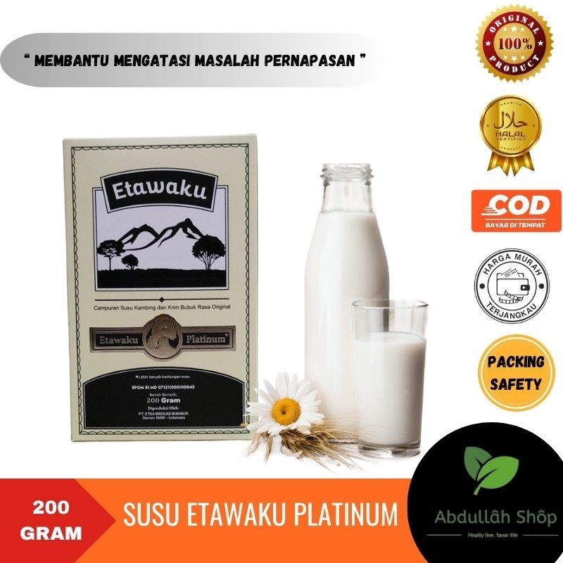 

Etawaku Susu Kambing Etawa Bubuk Etawaku Platinum 200 gram Asli Original Harga Promo