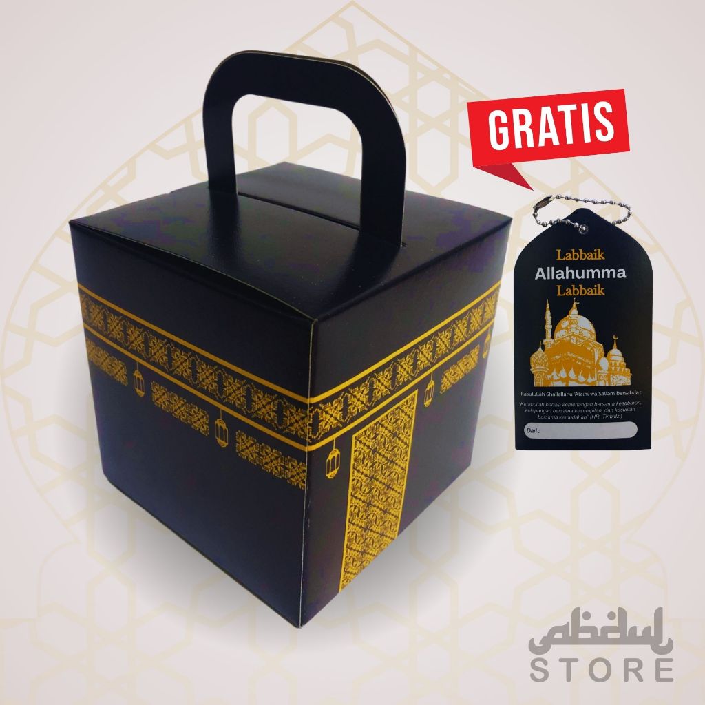

Kemasan Box Kabah Untuk Oleh Oleh Haji Umroh Unik