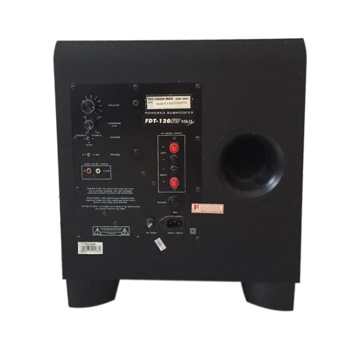 Subwoofer Aktif 12 inch Fidelity SW-120 MKll / SW120 MKII original garansi resmi