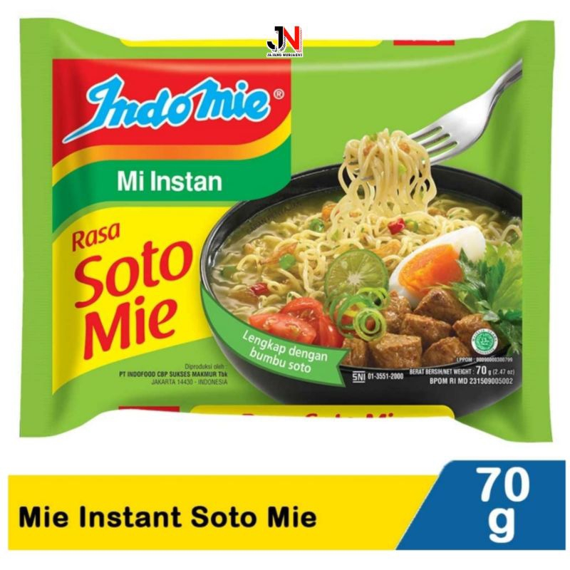

MIE INDOMIE - Mie Indomie Soto @75gr - Mie Instan Murah