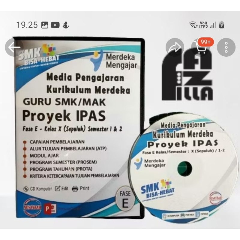cd/dvd Rpp modul ajar /smk /mak/kelas 10 11 12