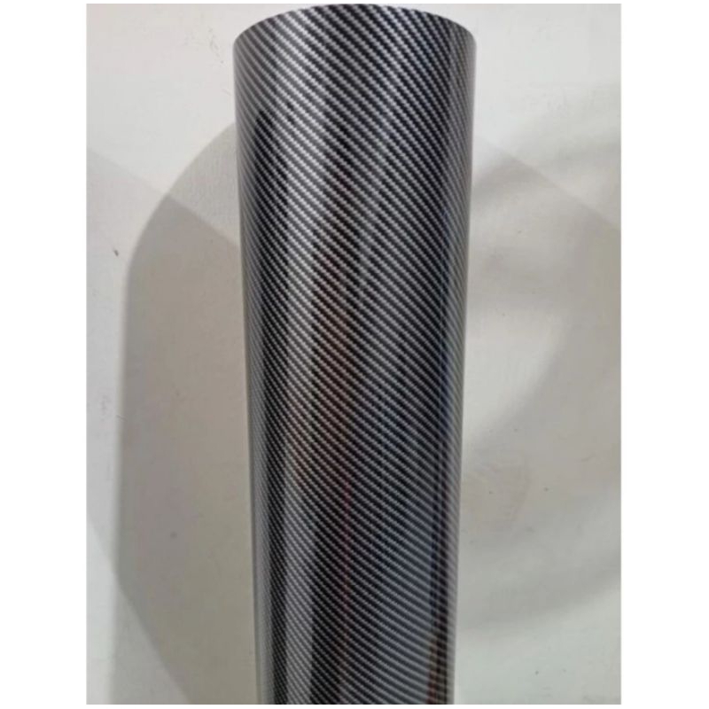 stiker skotlet carbon kevlar hitam silver (harga permeter)