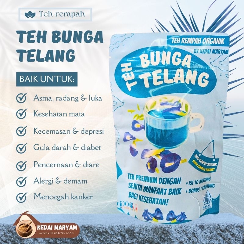 

Teh Bunga Telang Organik