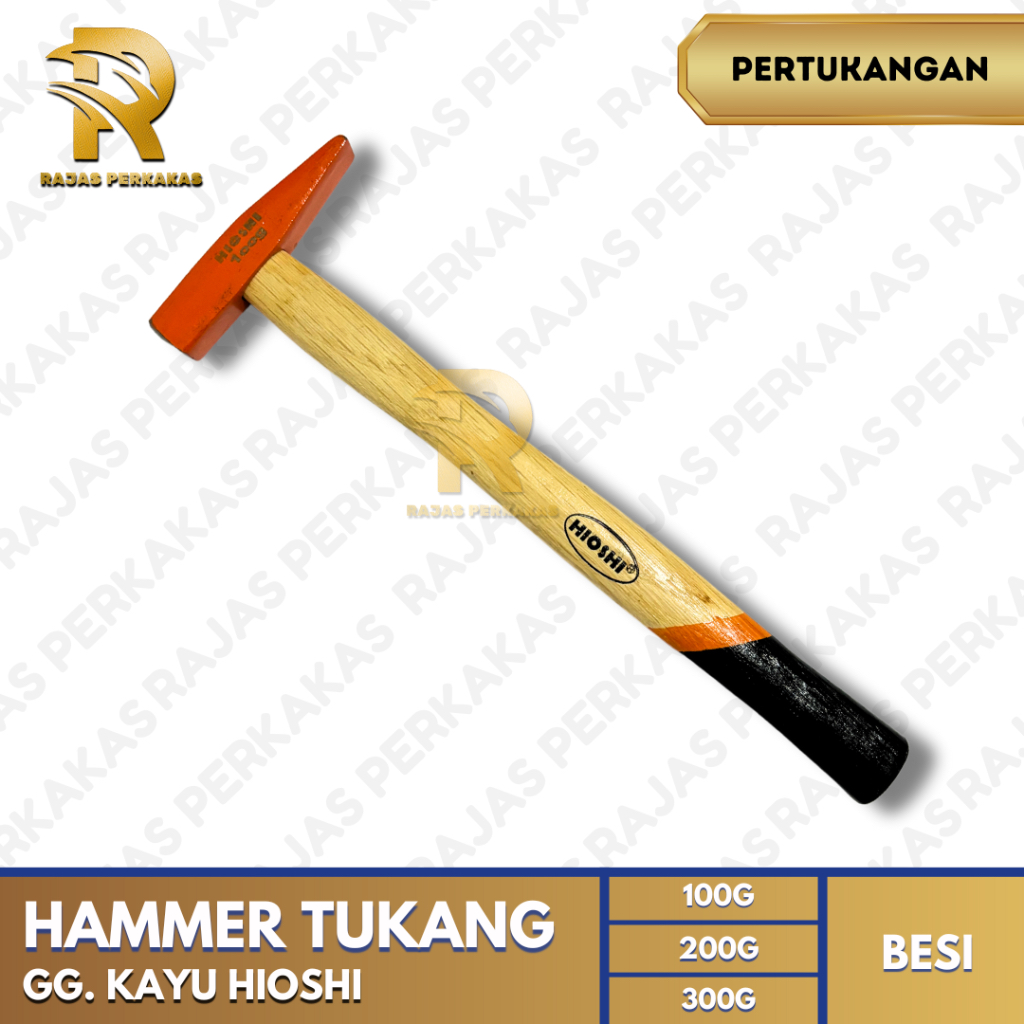 PALU TUKANG GAGANG KAYU HIOSHI / PALU KAMBING / PALU TUKANG KACA