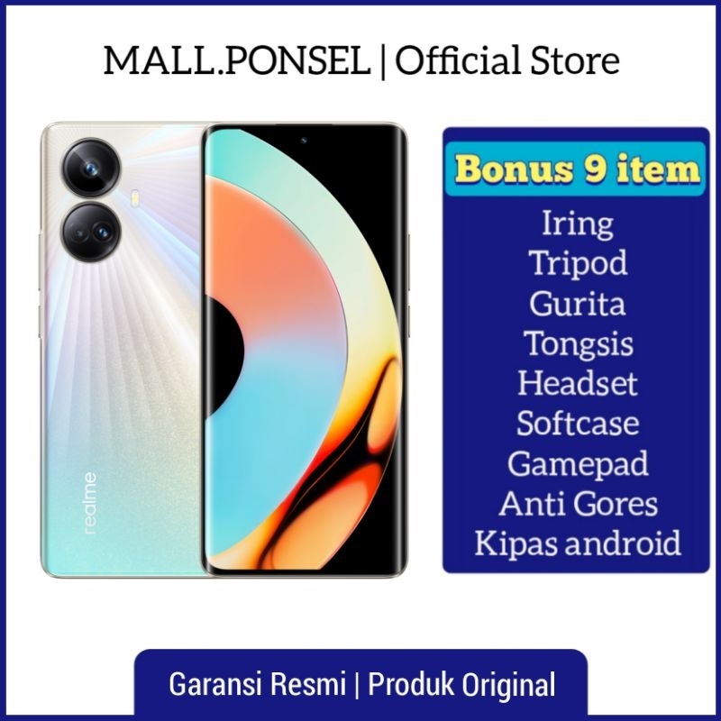 Realme 10 pro plus 5G Ram 8/128GB + 12/256GB NEW Garansi resmi realme 1 tahun