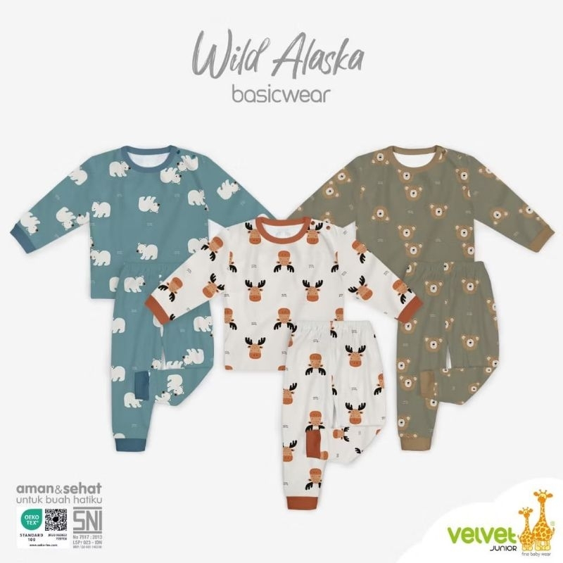 setelan velvet junior panjang, baju anak perempuan laki-laki