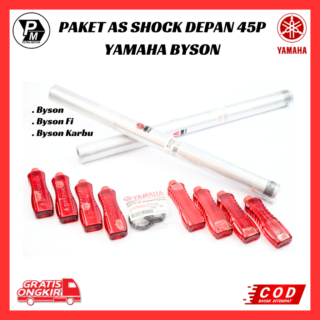 As Shock Depan Byson - Sok Depan Ori Yamaha Byson - Byson Fi - Byson Karbu 45P-F3110-00