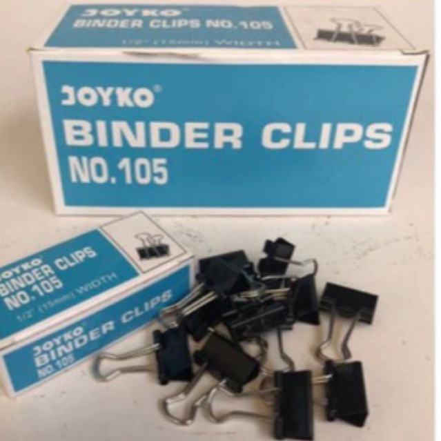 

binder clip joyko no 105 Binder Clip No 105 Joyko Ukuran 15mm harga 1 pcs