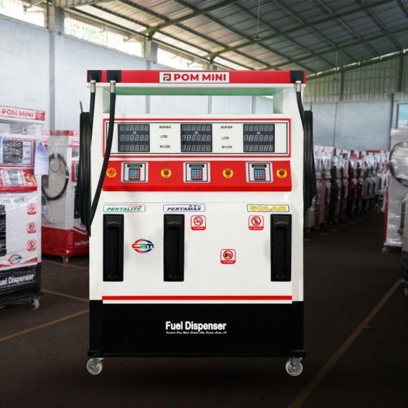 POM MINI - Pertamini Digital 3 Nozzle SLIM 210+(2x110) Liter (Produk CPM)