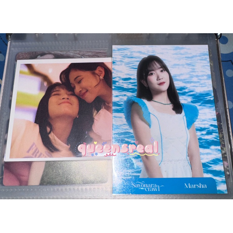 official photopack postcard sayonara crawl marsha Jkt48