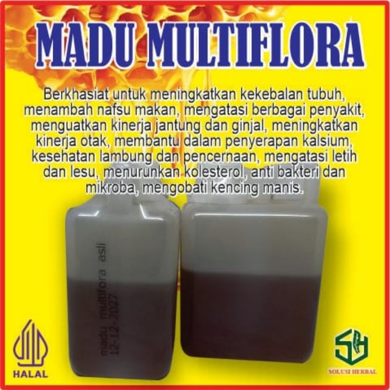 

madu multiflora super 1/2kg