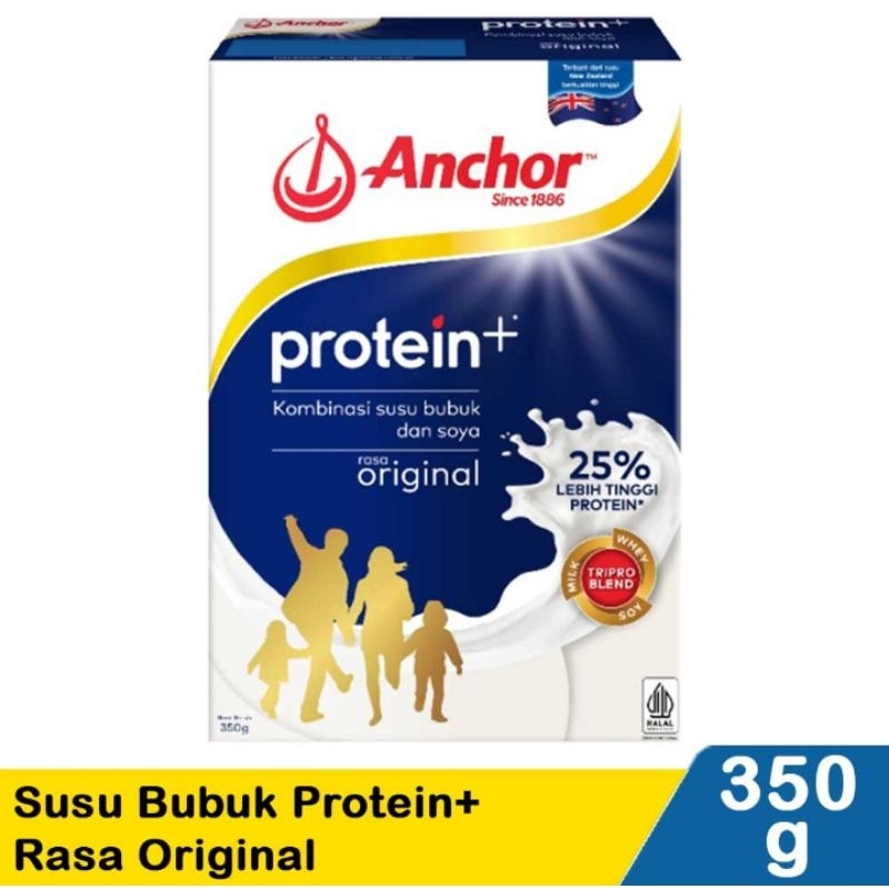 

Anchor susu bubuk tinggi protein+ rasa original 350 gram