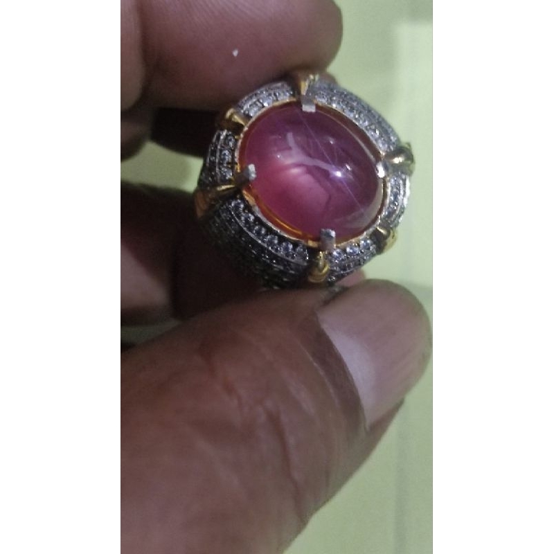 Natural Star Ruby Tanzania Mozambique Bukan Sapphire Zamrud Emerald Garnet Topaz Piruz