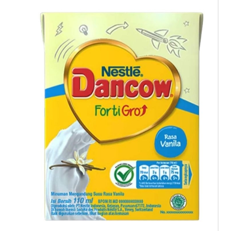 

Dancow FortiGro Susu UHT Vanila 110 ml