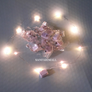 LED Lampu Mahar Lampu Kawat Lampu Balon Panjang 1 Meter Warna White
