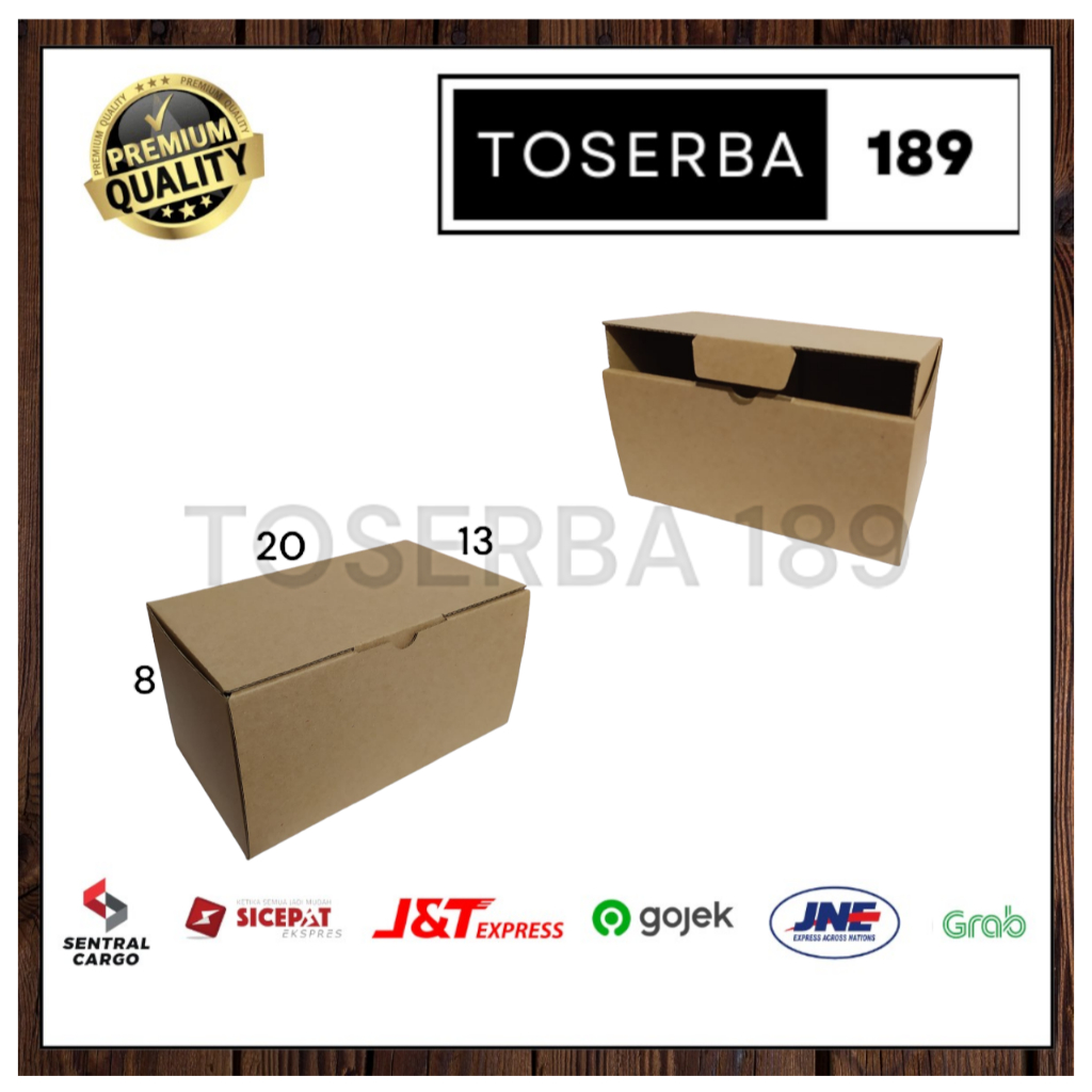 

kardus packing diecut/box pizza uk 20x13x8 cm