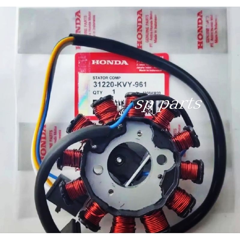 SPUL STATOR ASSY + PULSER KVY HONDA BEAT KARBU BEAT LAMA SCOOPY KARBU SPACY KARBU