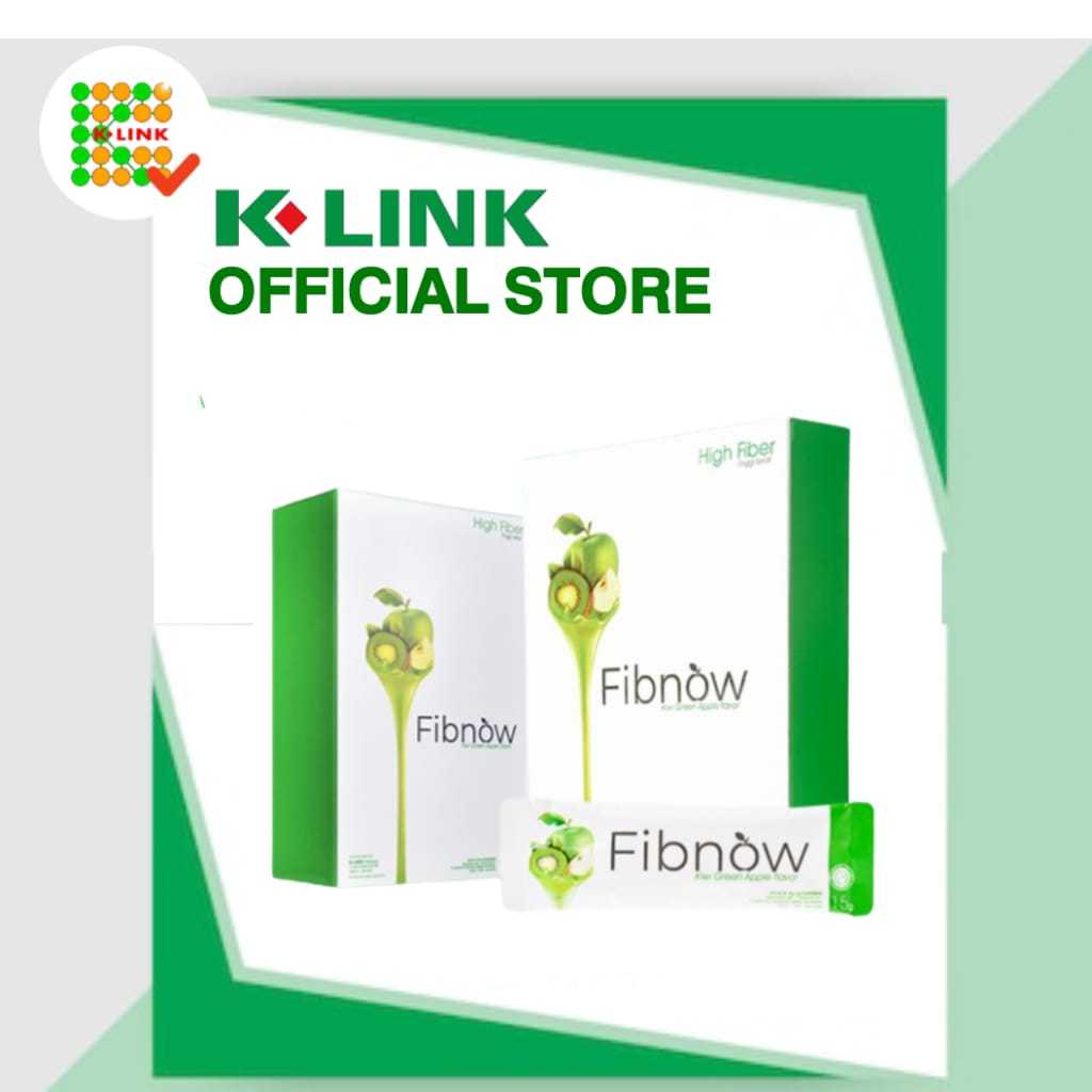Fibnow K Link.Fibnow.Suplemen Makanan Diet dan Detoks.Fibnow Pengganti Biogreen.K link Fibnow Origin