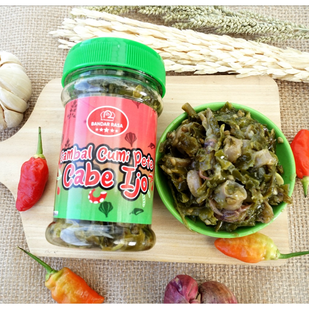 

Sambal Cumi Pete Cabe Ijo Bandar rasa